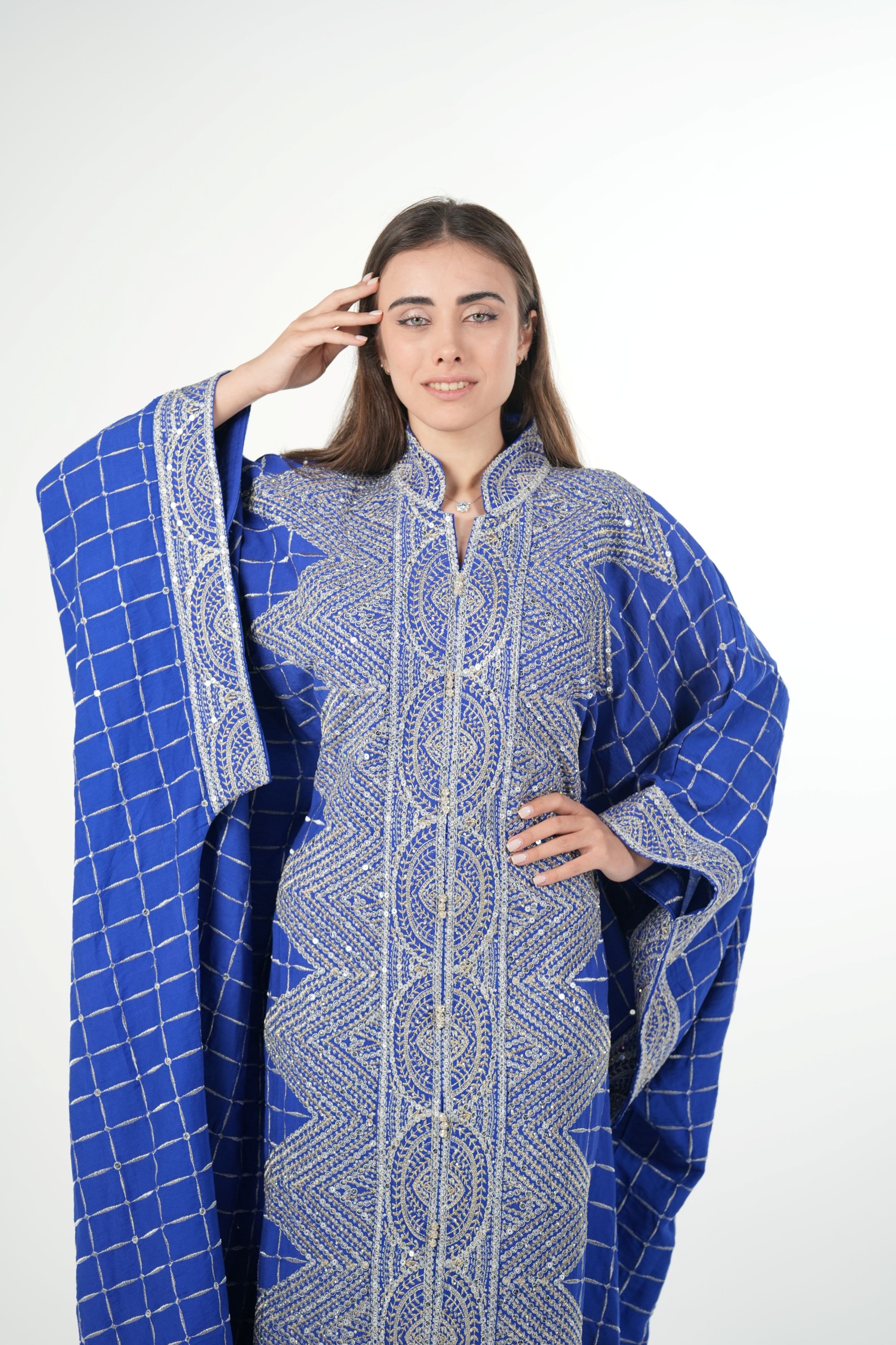 Emerald Embroidered Jalabiya