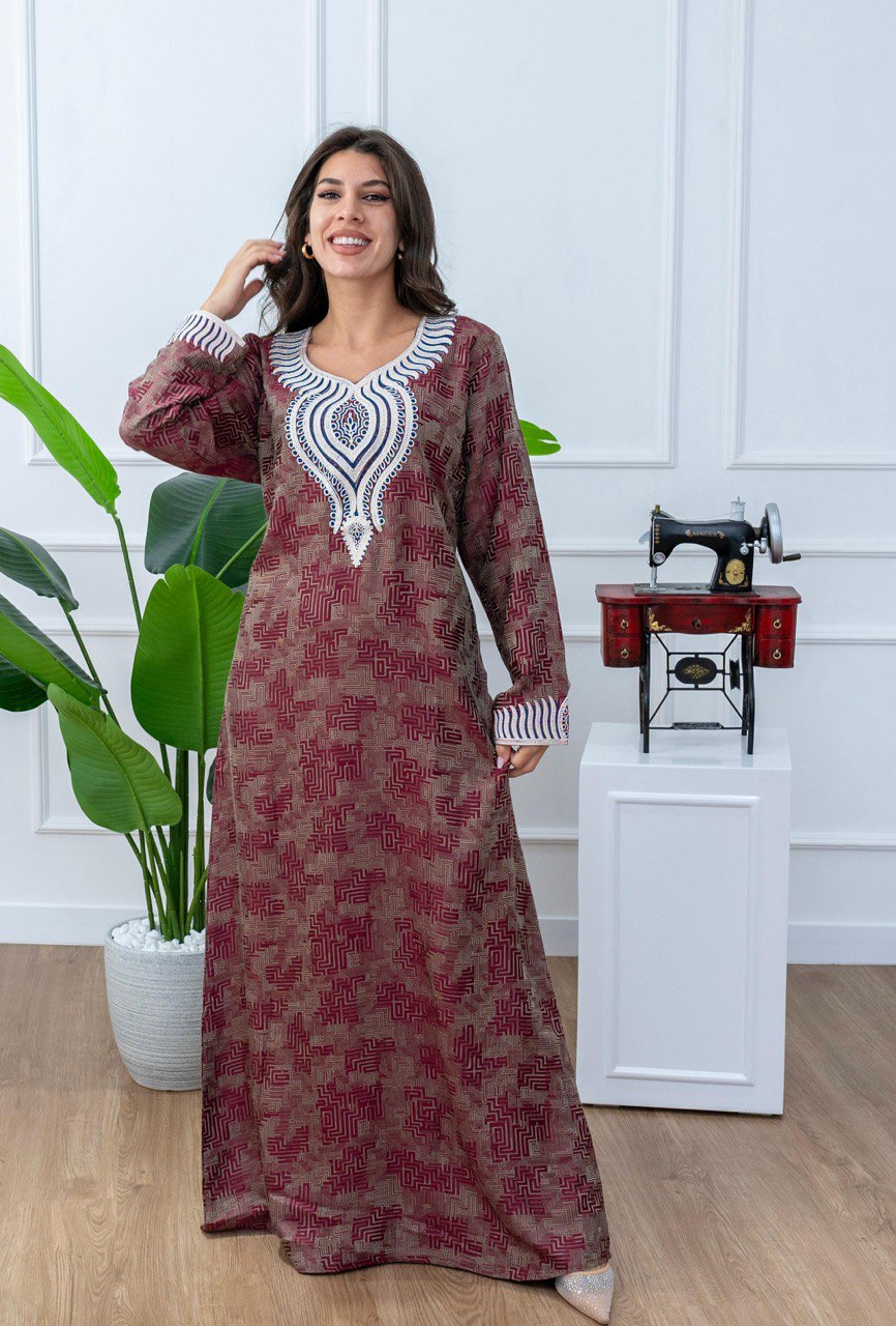 Mukhawar Embroidery Jalabiya