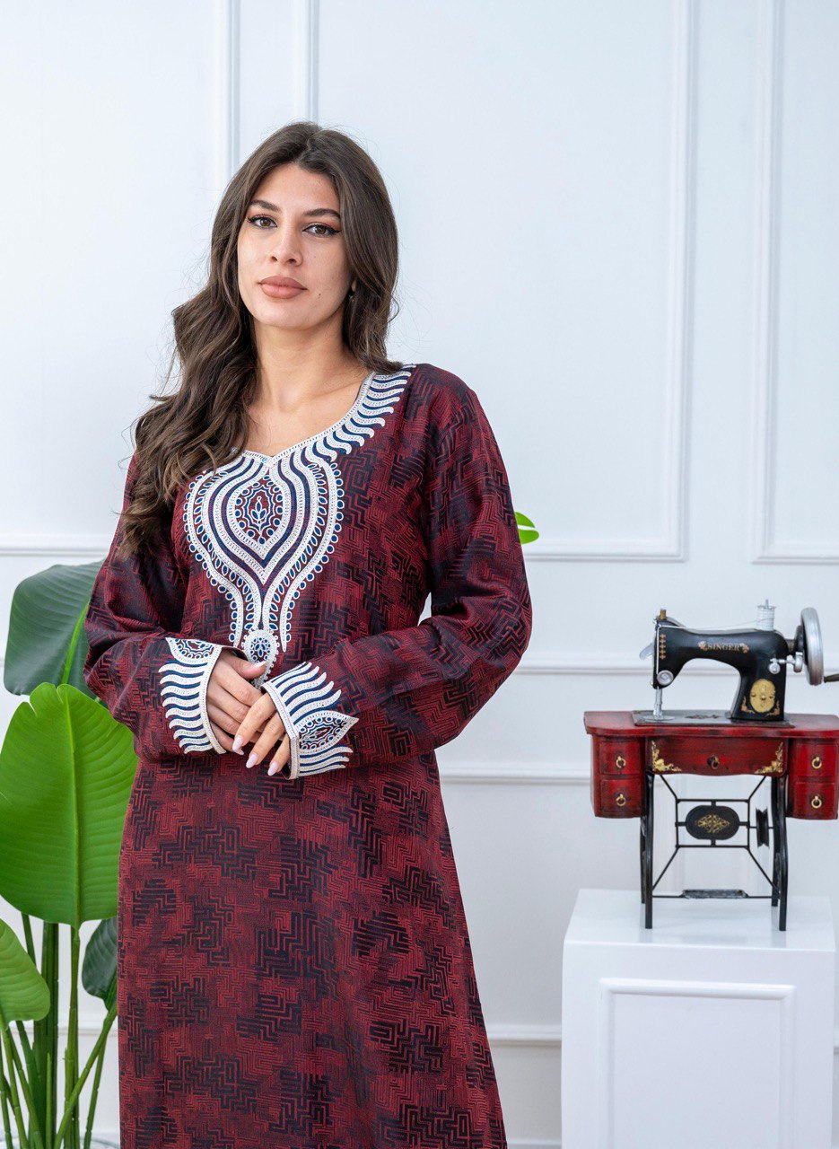 Mukhawar Embroidery Jalabiya